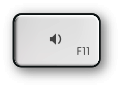 Mac F11 and volume down key